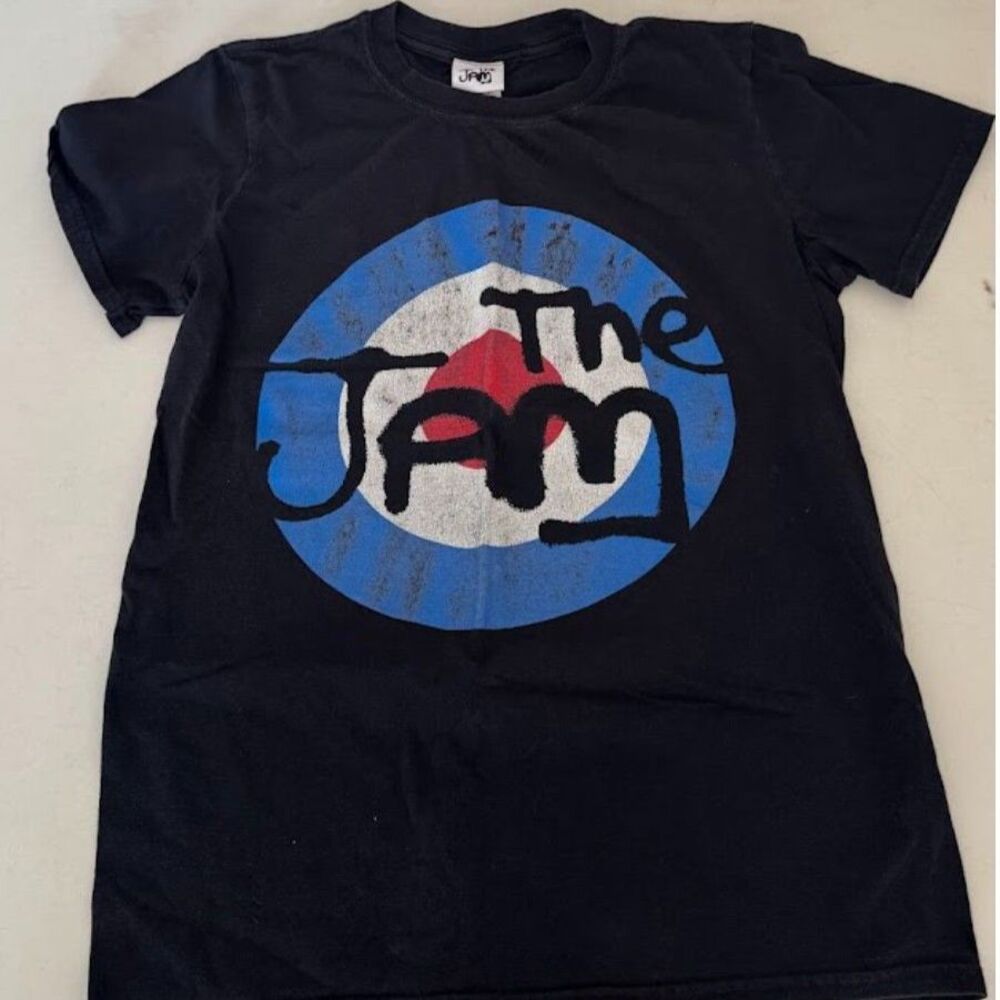 The Jam Black T-Shirt SMALL Short-sleeved circa 2015 100% Cotton